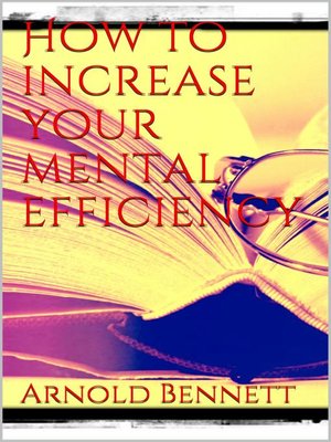 cover image of How to Increase your Mental Efficiency